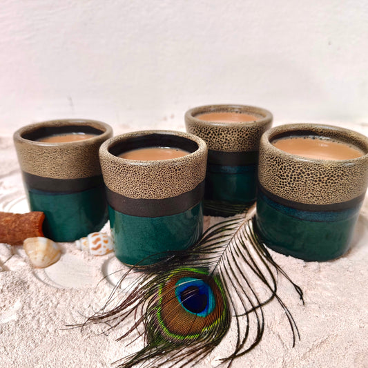 Moh Sattva Ceramic Tea Kulhad/Shot Glass Set of 6